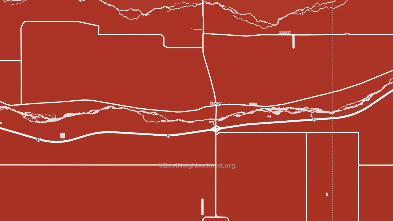 69155, NE block-group political-lean map