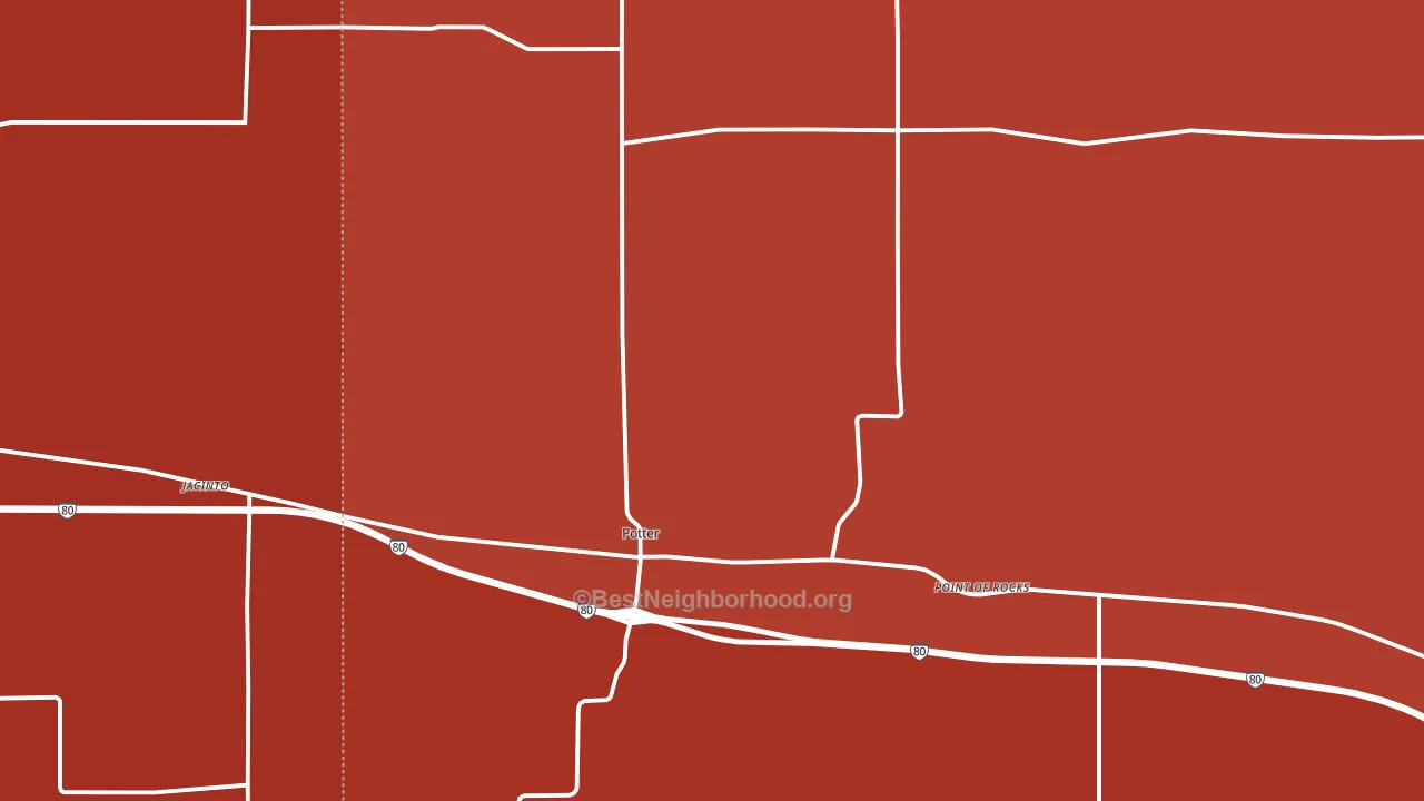 69156, NE block-group political-lean map
