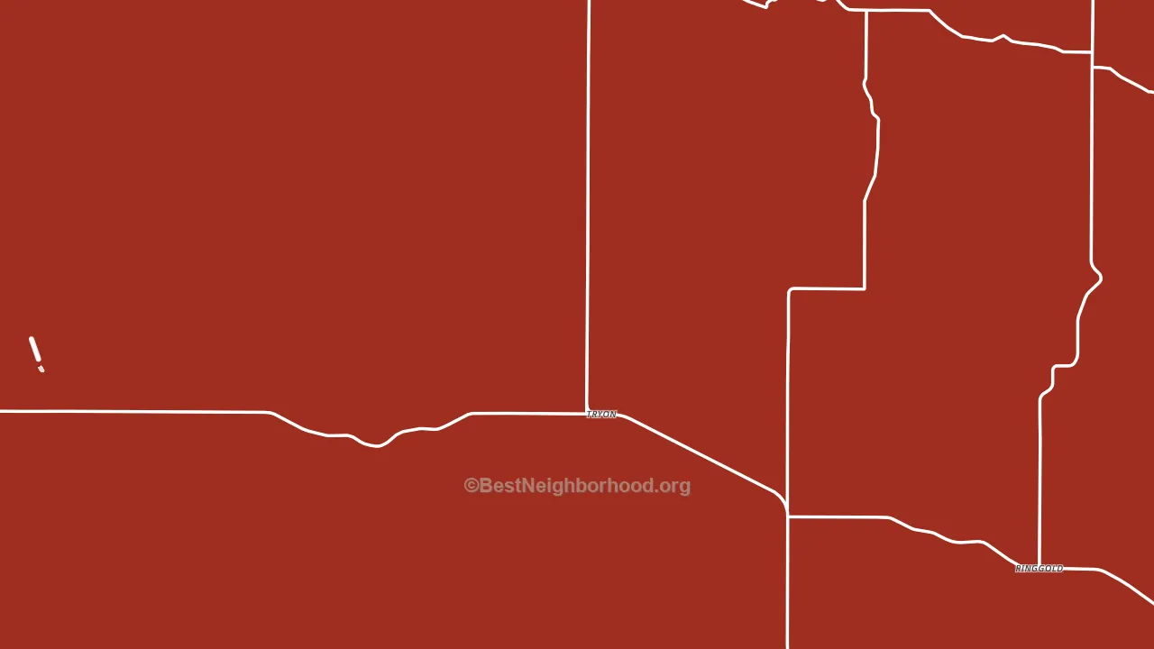 69167, NE block-group political-lean map