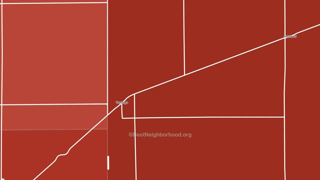 69168, NE block-group political-lean map