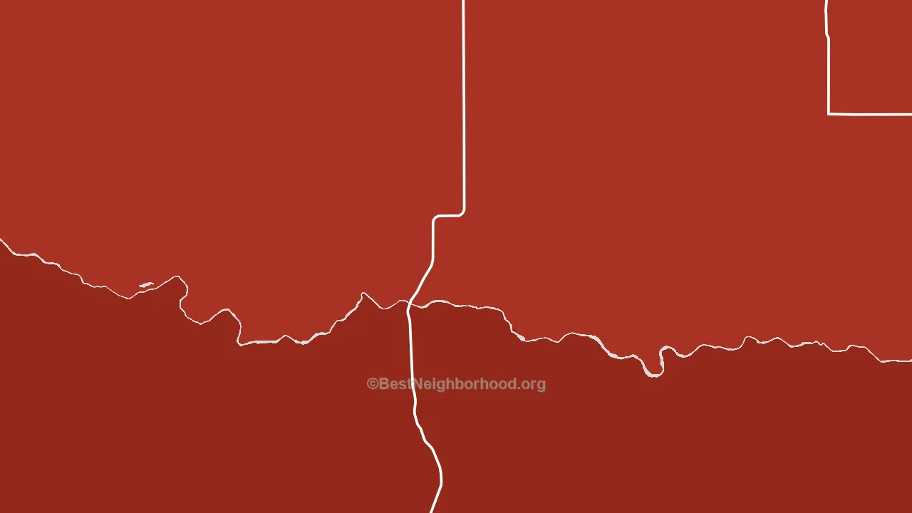 69219, NE block-group political-lean map
