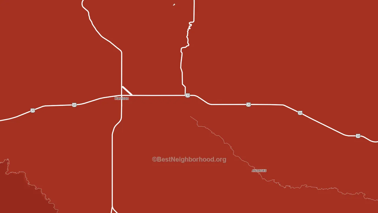 69346, NE block-group political-lean map