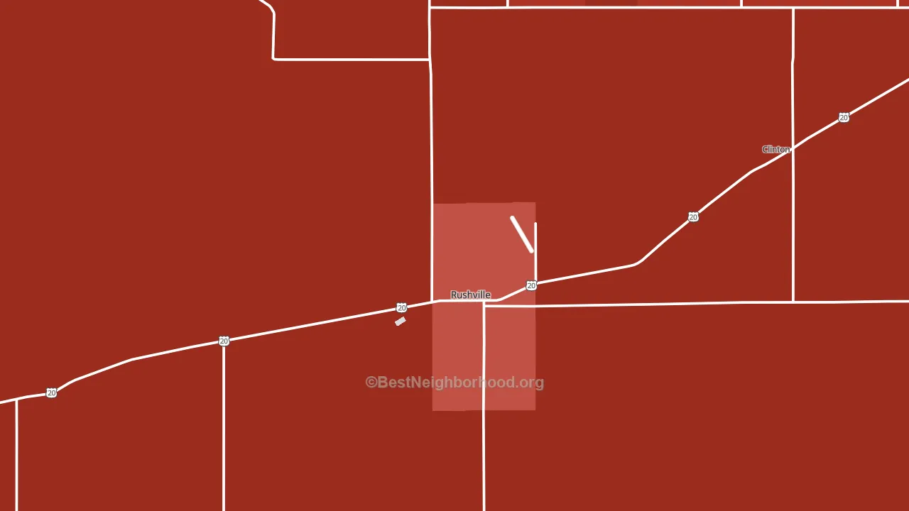 69360, NE block-group political-lean map