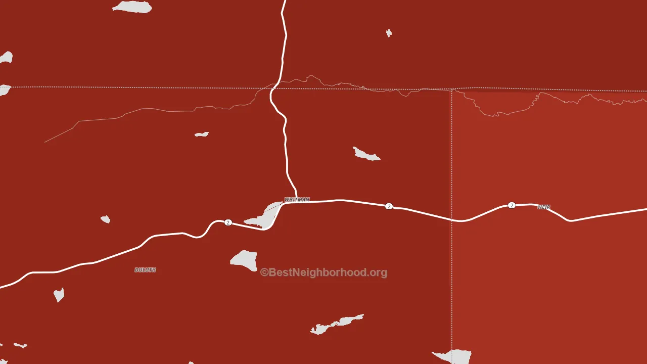 69366, NE block-group political-lean map