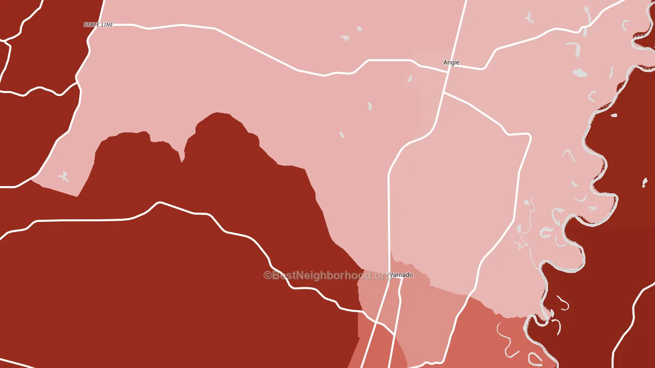 70426, LA block-group political-lean map