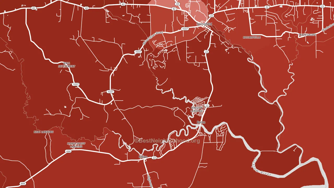 70462, LA block-group political-lean map