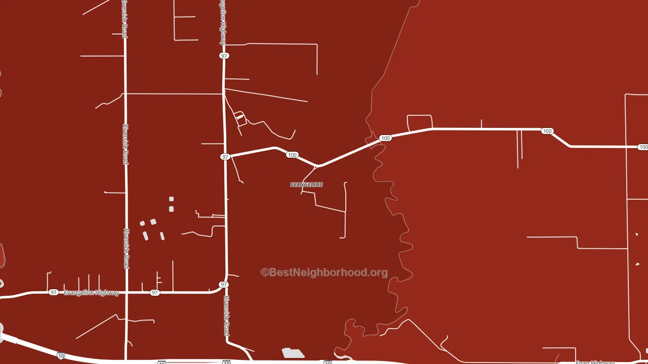 70537, LA block-group political-lean map