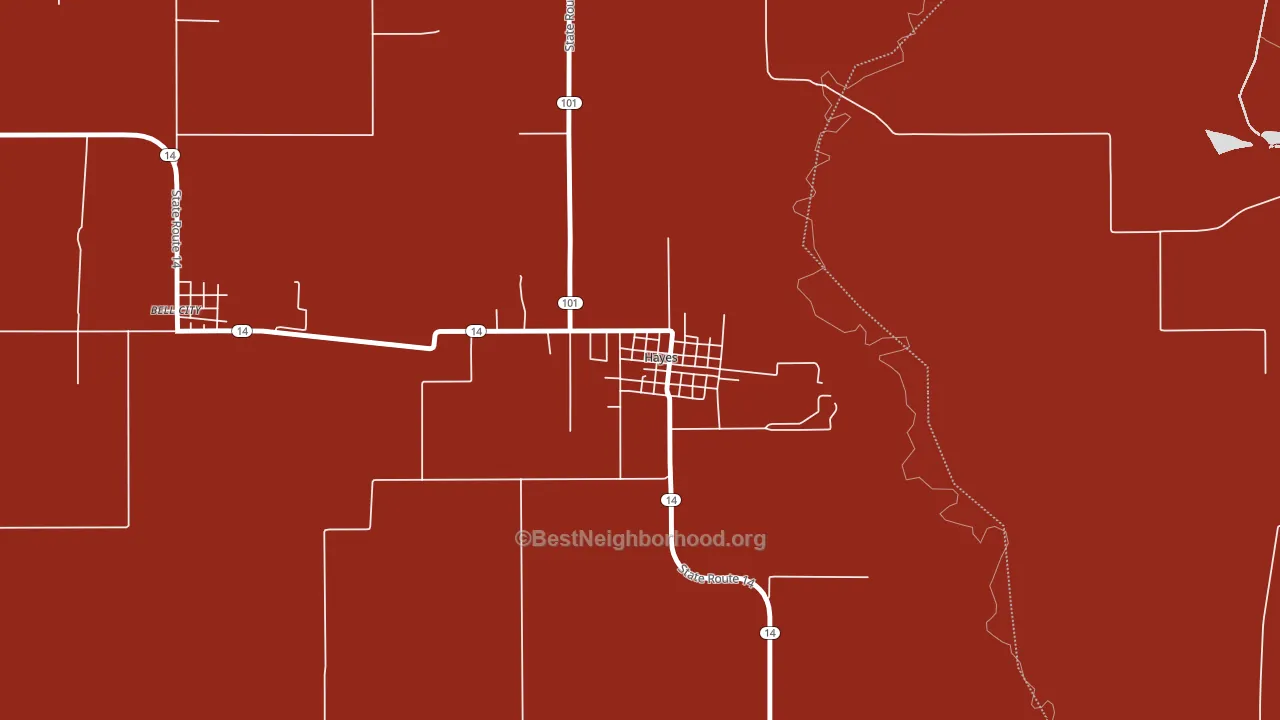 70646, LA block-group political-lean map