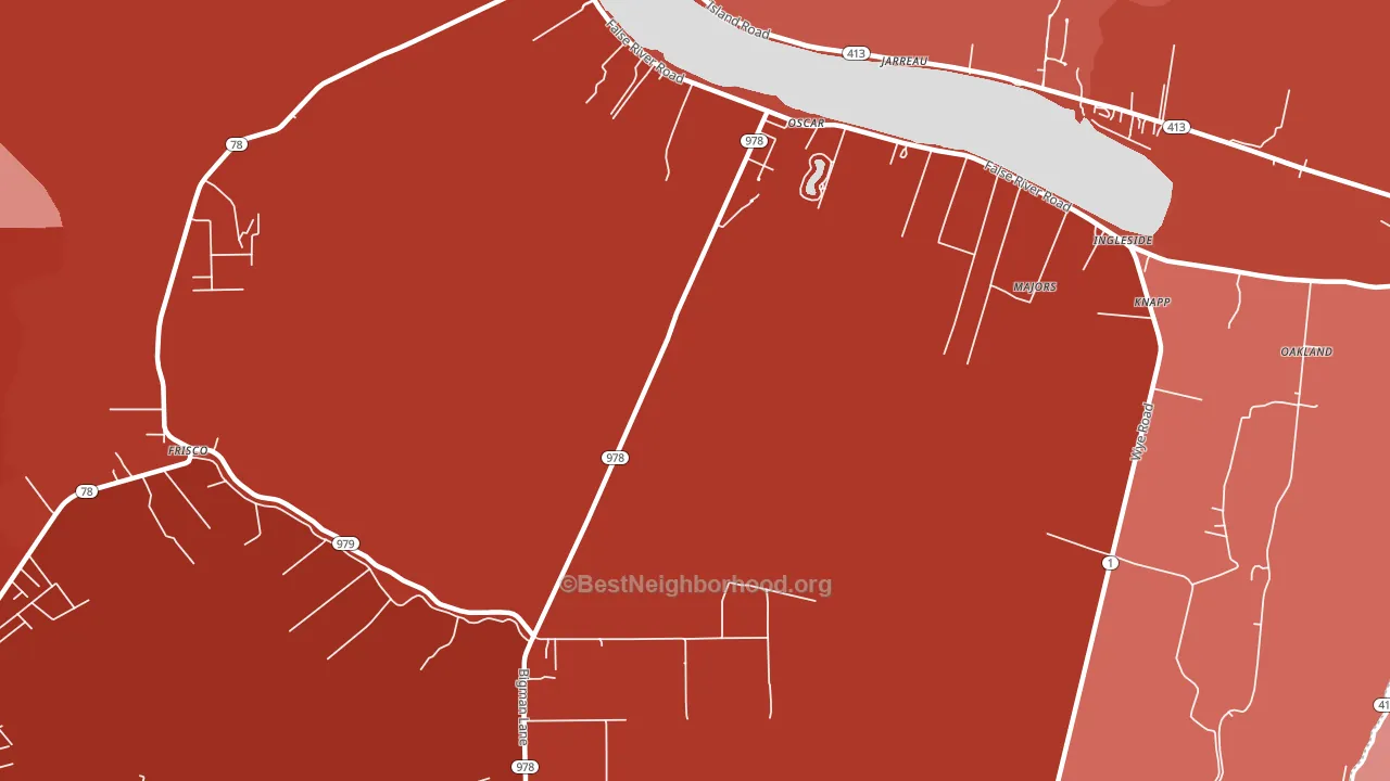 70762, LA block-group political-lean map