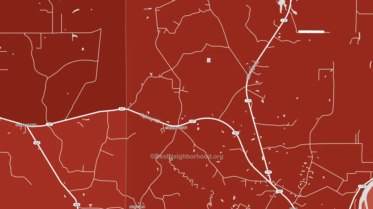 71323, LA block-group political-lean map