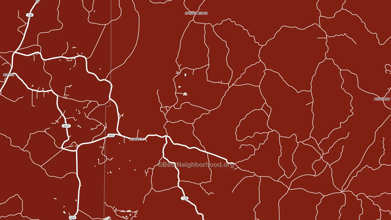 71401, LA block-group political-lean map