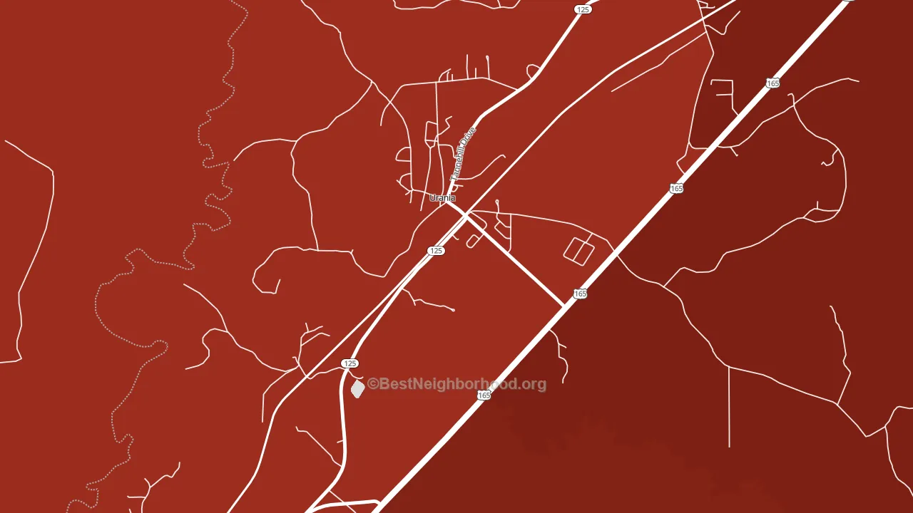 71480, LA block-group political-lean map