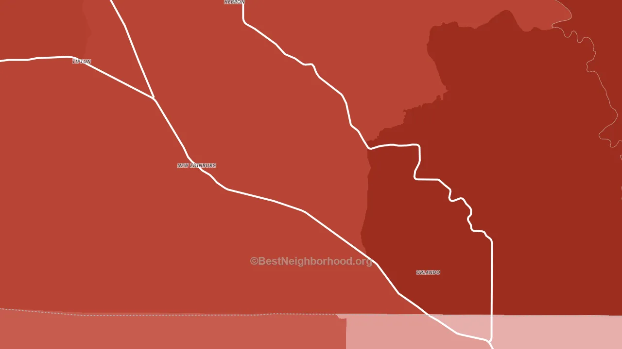 71660, AR block-group political-lean map