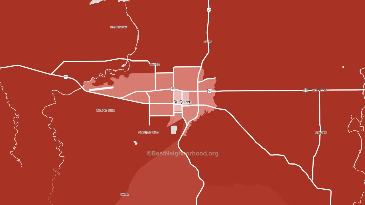71832, AR block-group political-lean map