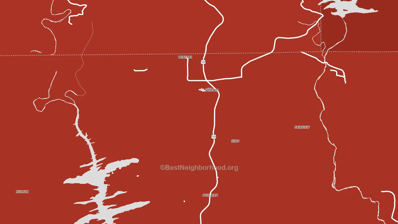 71841, AR block-group political-lean map