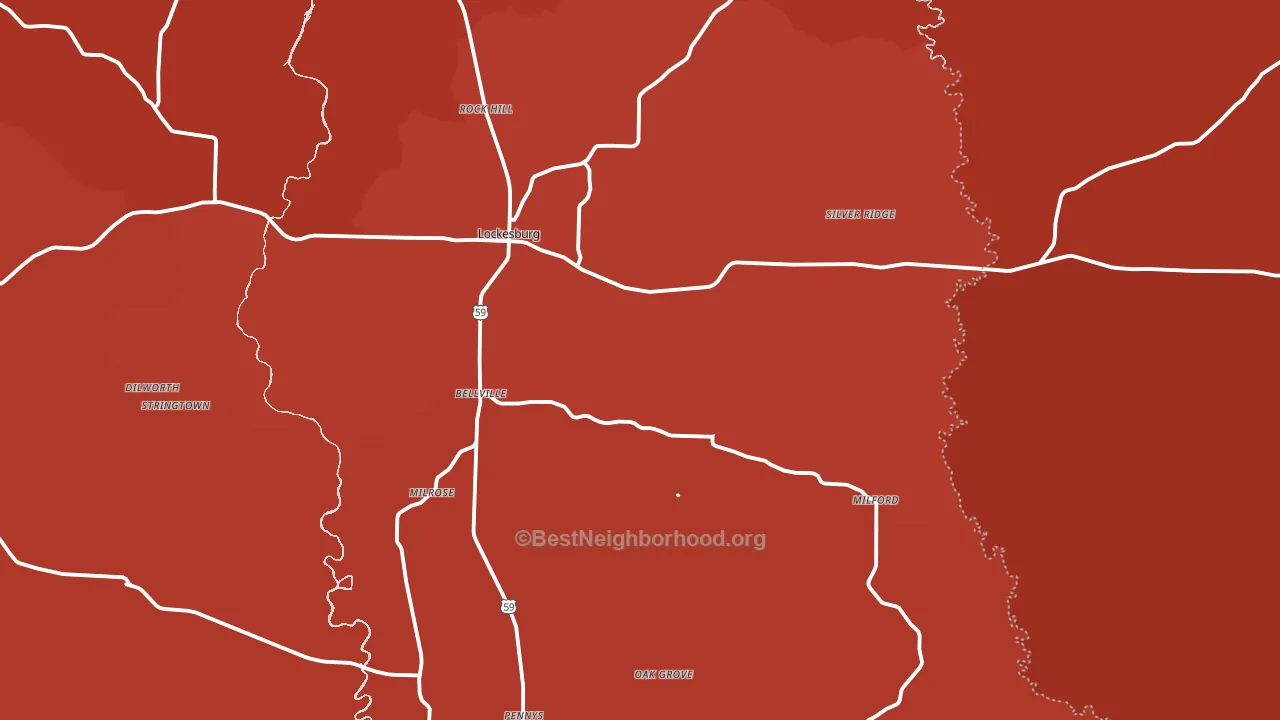 71846, AR block-group political-lean map