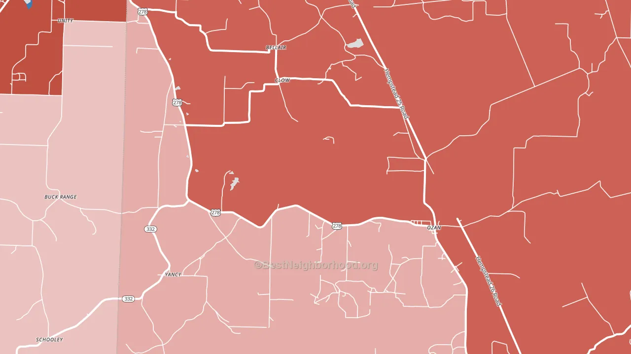 71855, AR block-group political-lean map