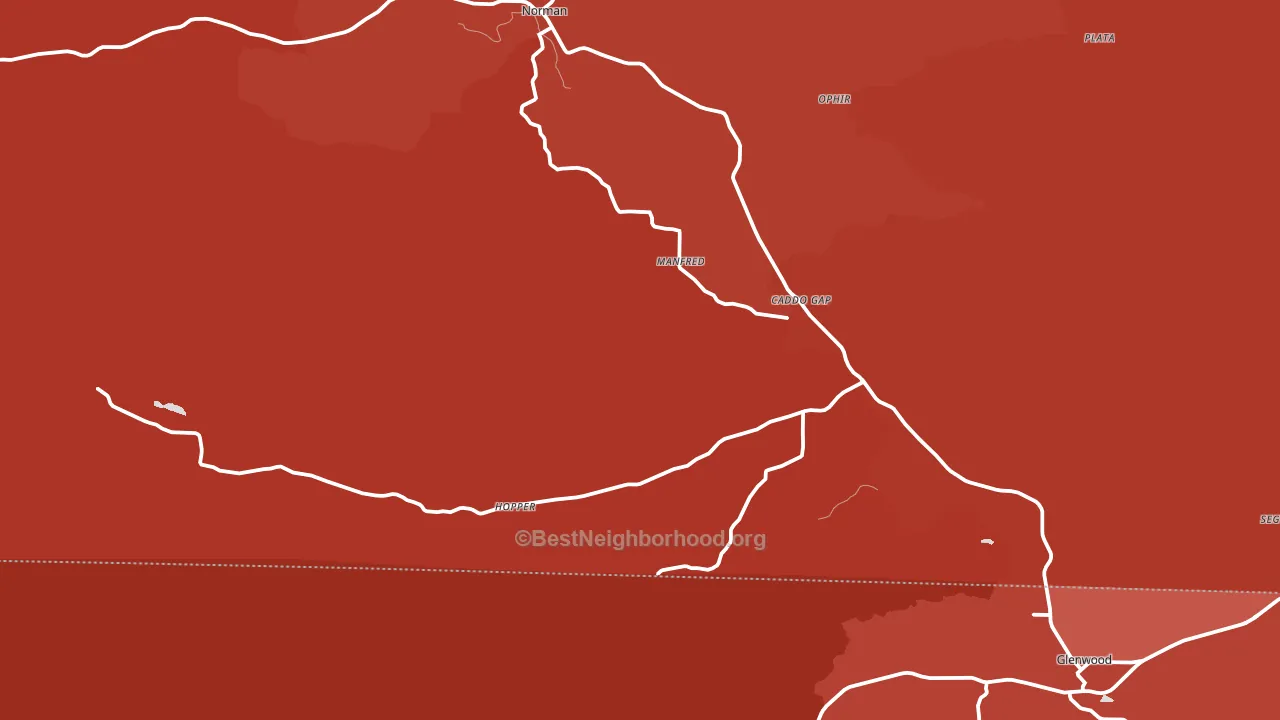 71935, AR block-group political-lean map