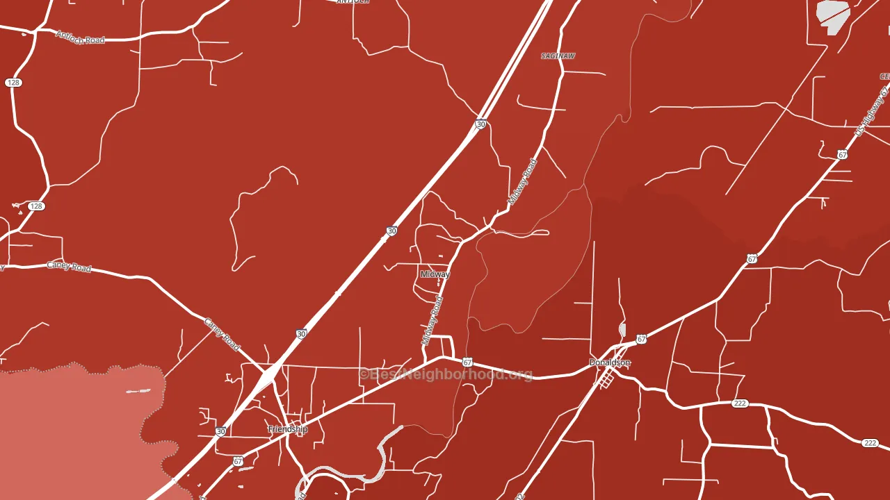 71941, AR block-group political-lean map