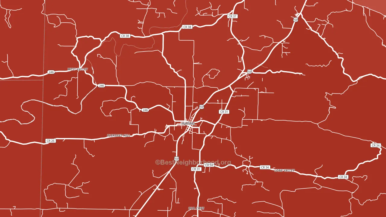 71945, AR block-group political-lean map