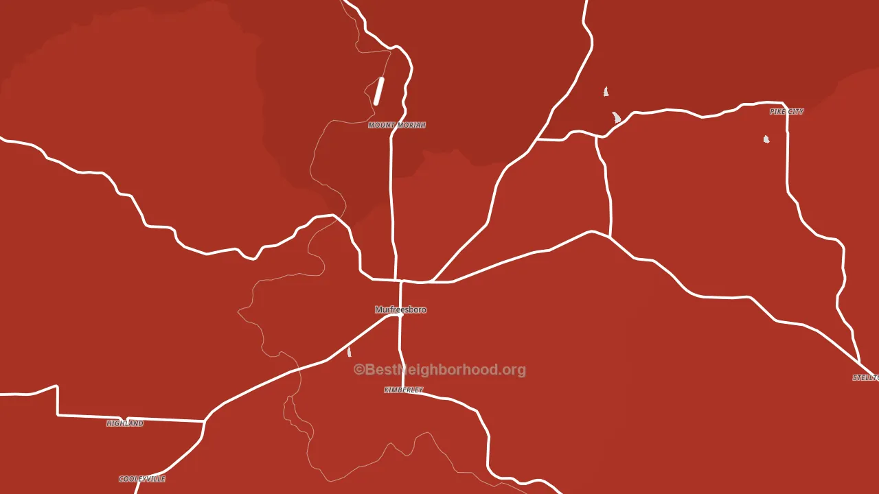 71958, AR block-group political-lean map