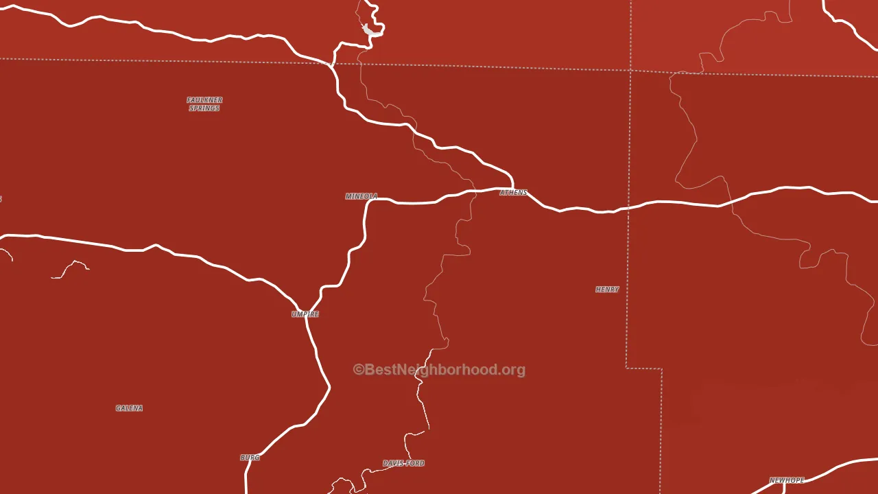 71971, AR block-group political-lean map