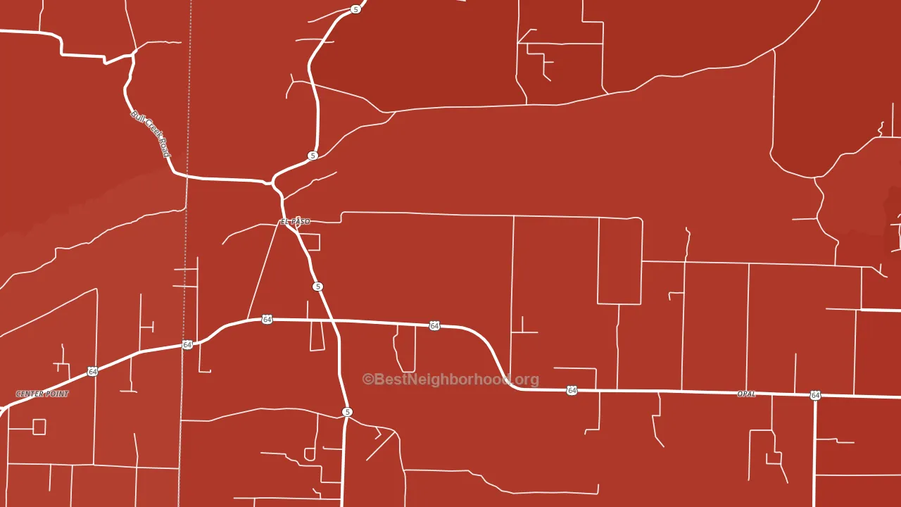 72045, AR block-group political-lean map