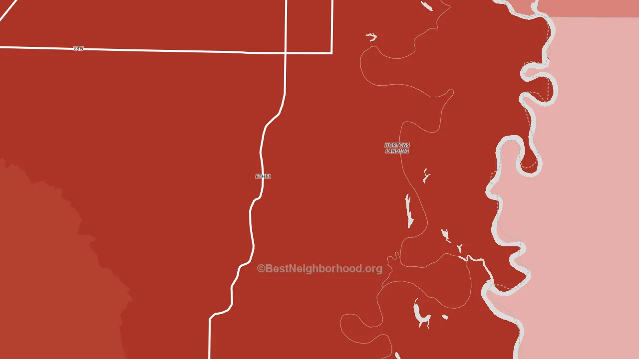 72048, AR block-group political-lean map
