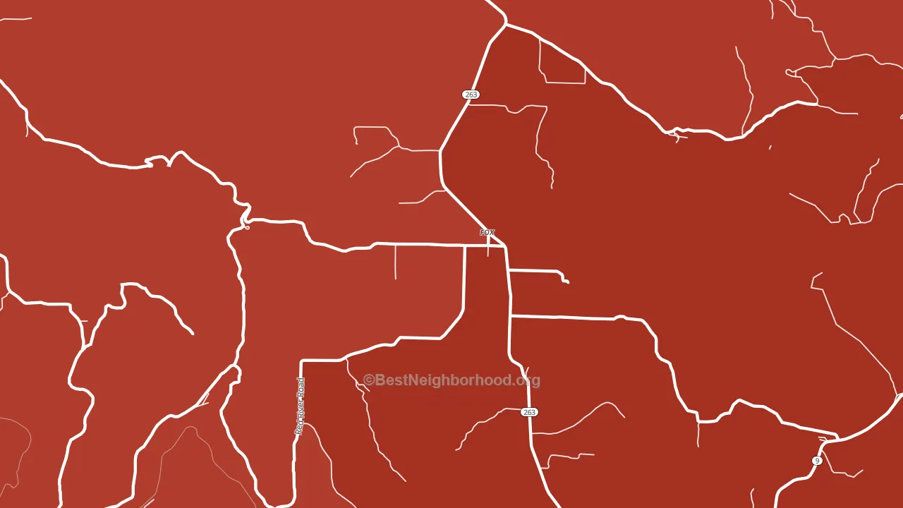 72051, AR block-group political-lean map