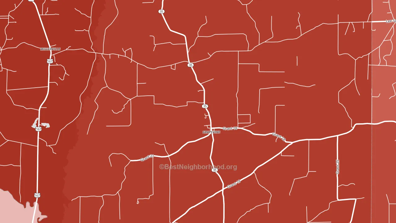 72057, AR block-group political-lean map