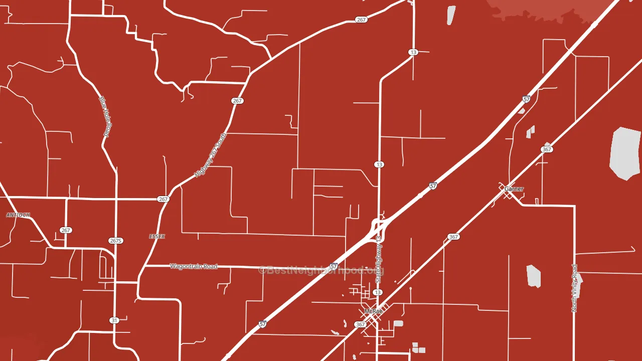 72102, AR block-group political-lean map