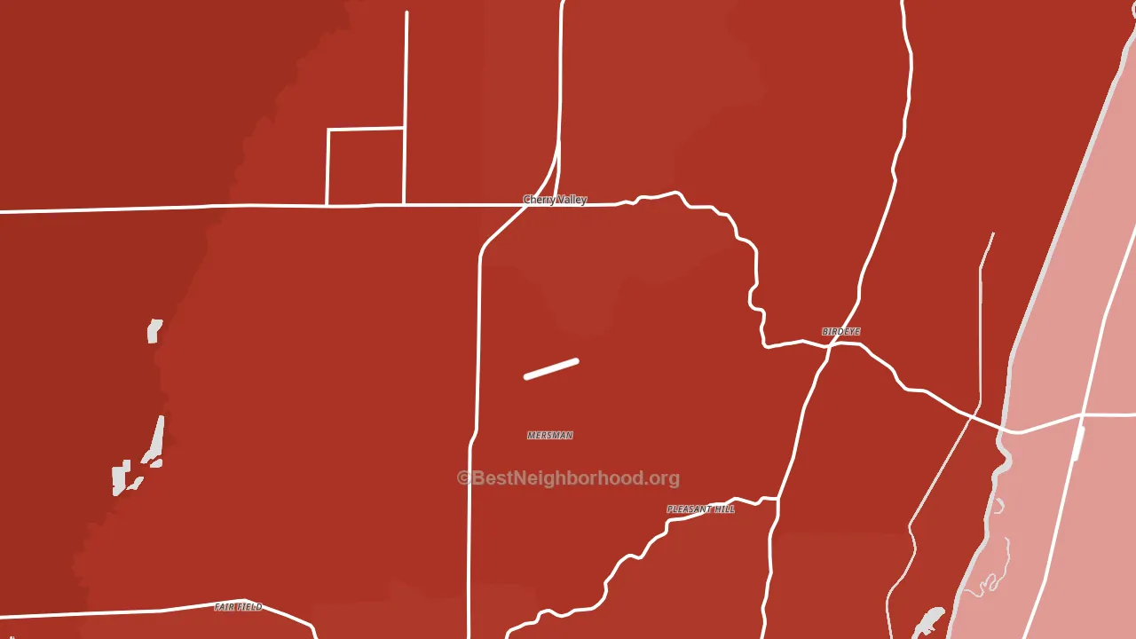 72324, AR block-group political-lean map