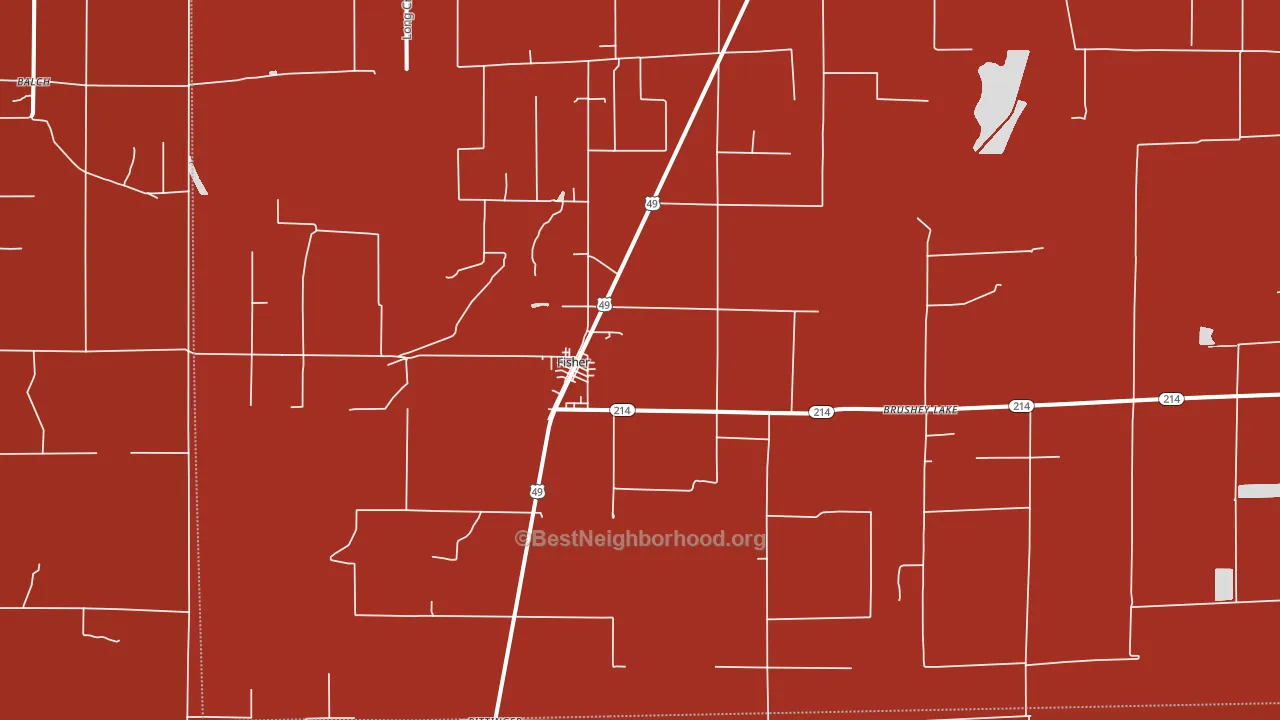 72429, AR block-group political-lean map