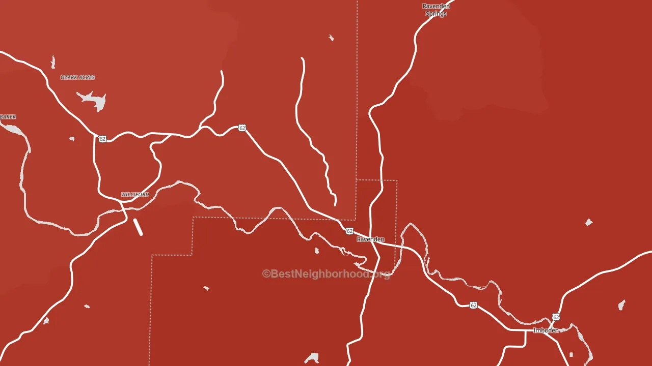 72459, AR block-group political-lean map