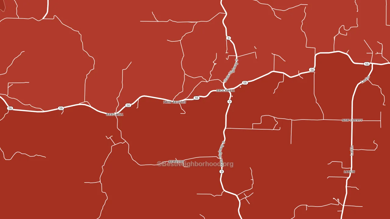 72517, AR block-group political-lean map