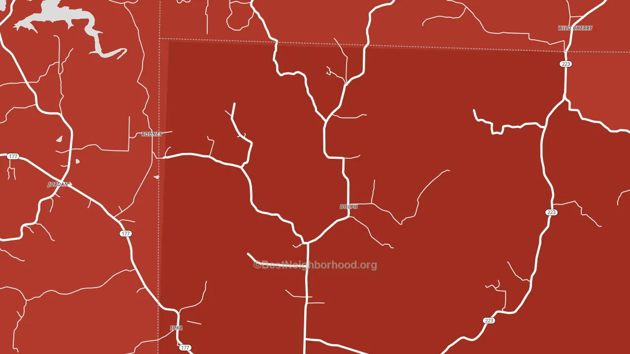 72528, AR block-group political-lean map