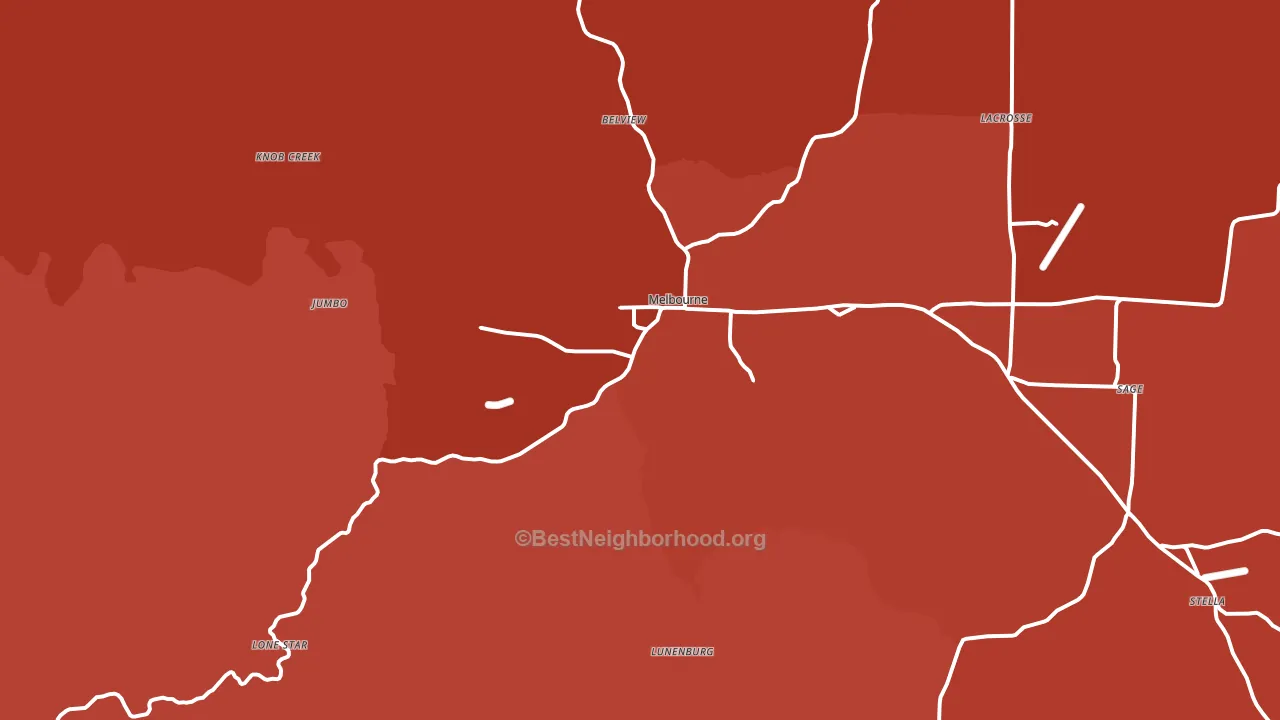 72556, AR block-group political-lean map
