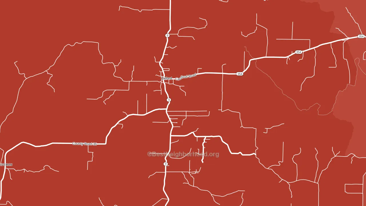 72565, AR block-group political-lean map