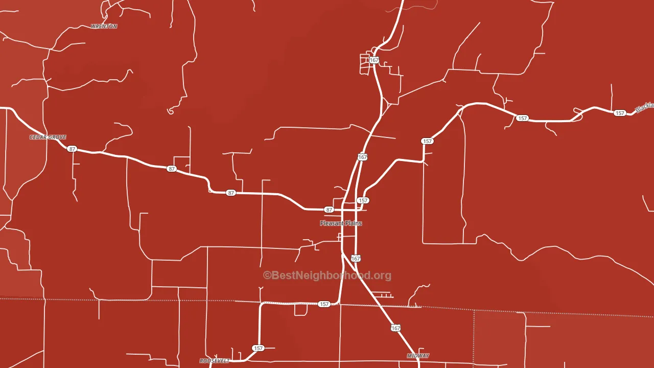 72568, AR block-group political-lean map