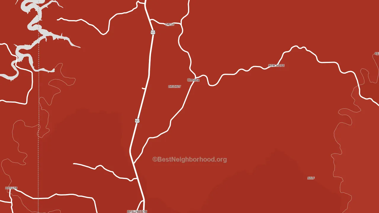 72662, AR block-group political-lean map