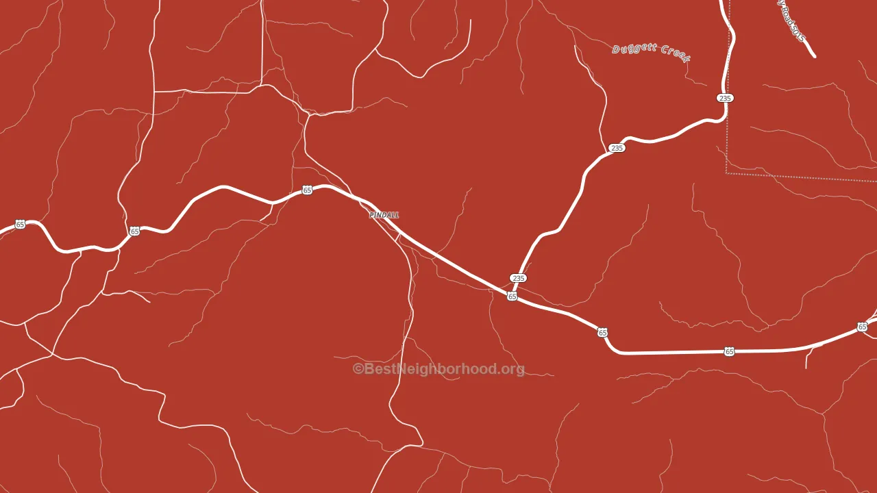 72669, AR block-group political-lean map