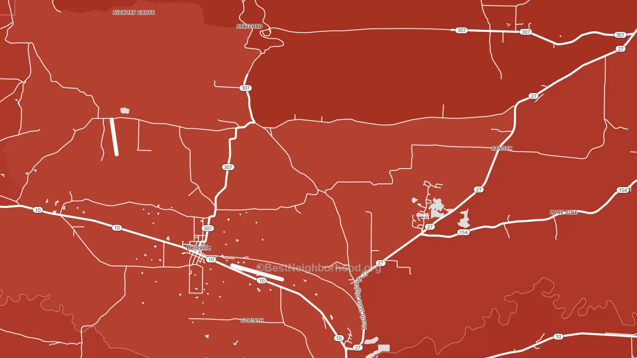 72824, AR block-group political-lean map