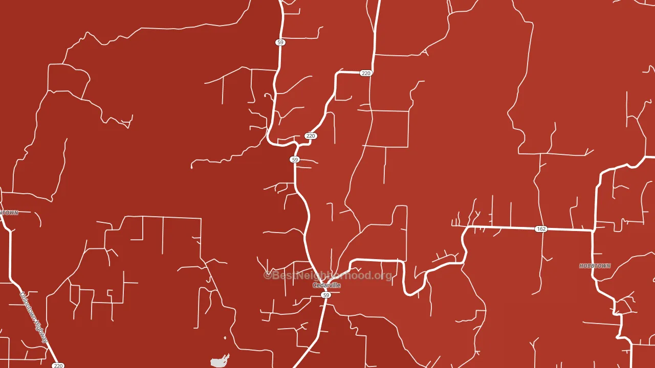 72932, AR block-group political-lean map