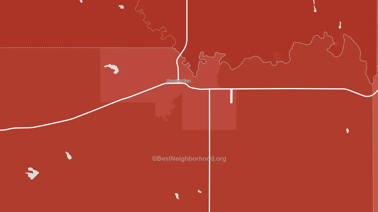 73062, OK block-group political-lean map
