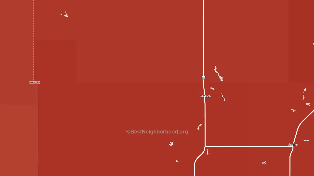 73079, OK block-group political-lean map