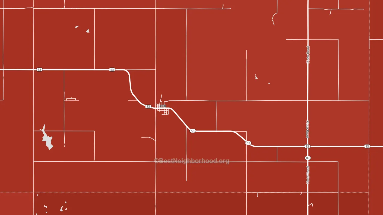 73442, OK block-group political-lean map