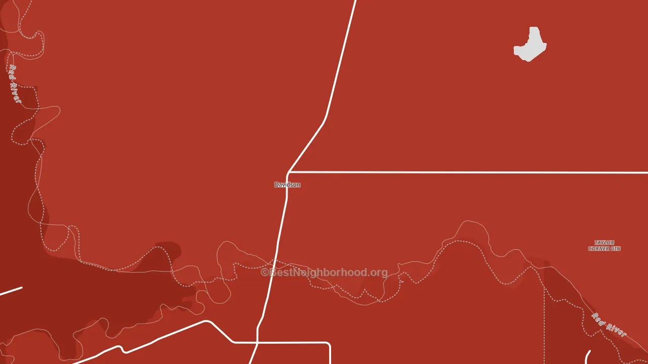 73530, OK block-group political-lean map