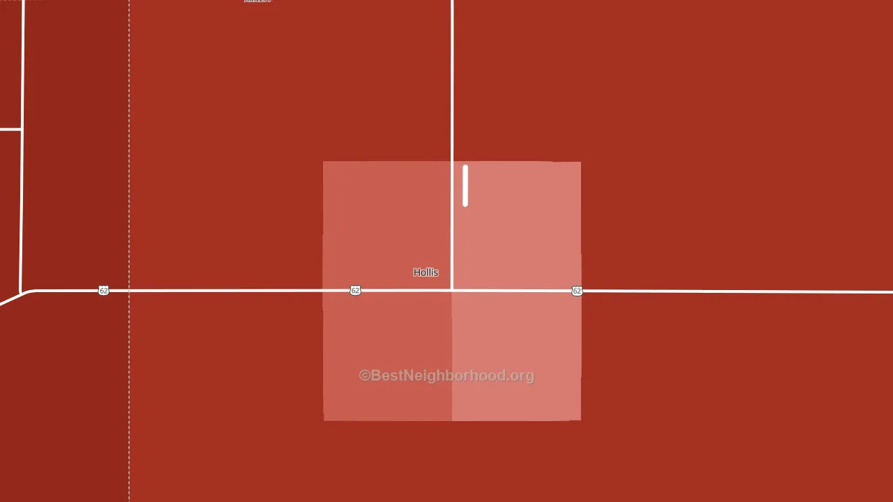 73550, OK block-group political-lean map