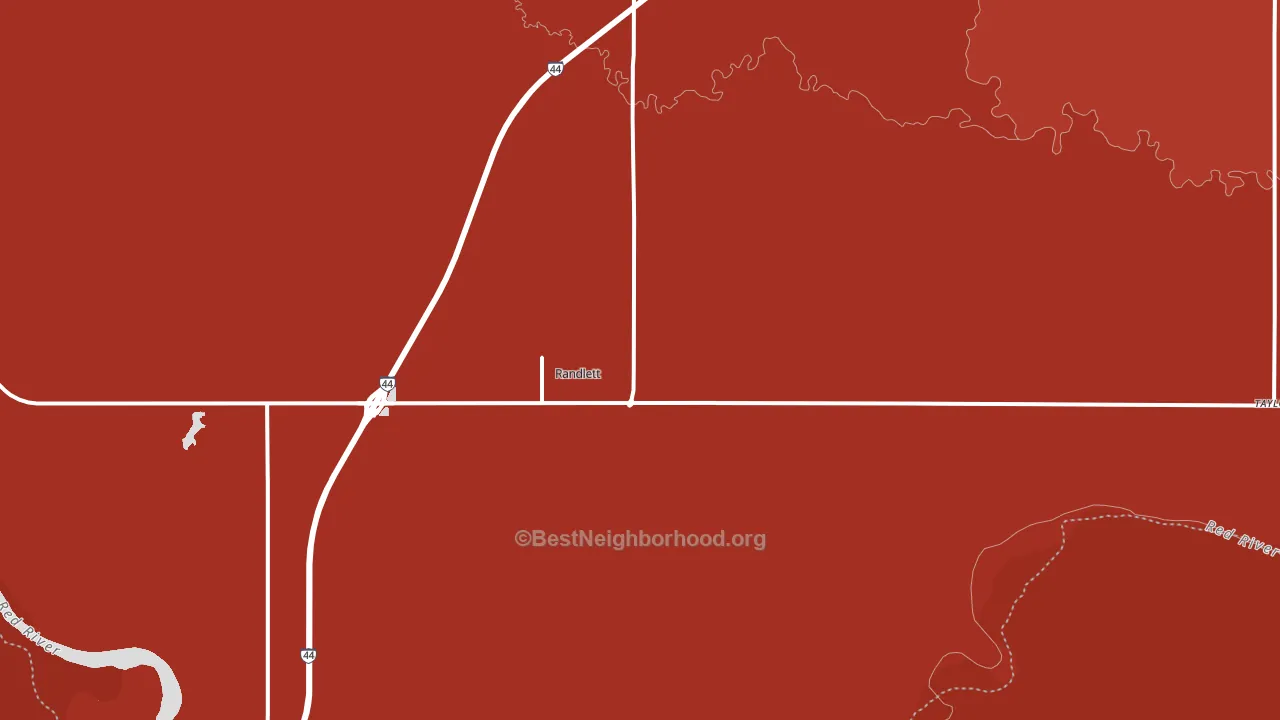73562, OK block-group political-lean map