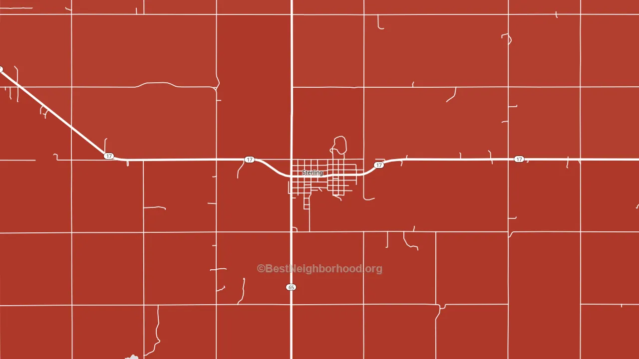 73567, OK block-group political-lean map